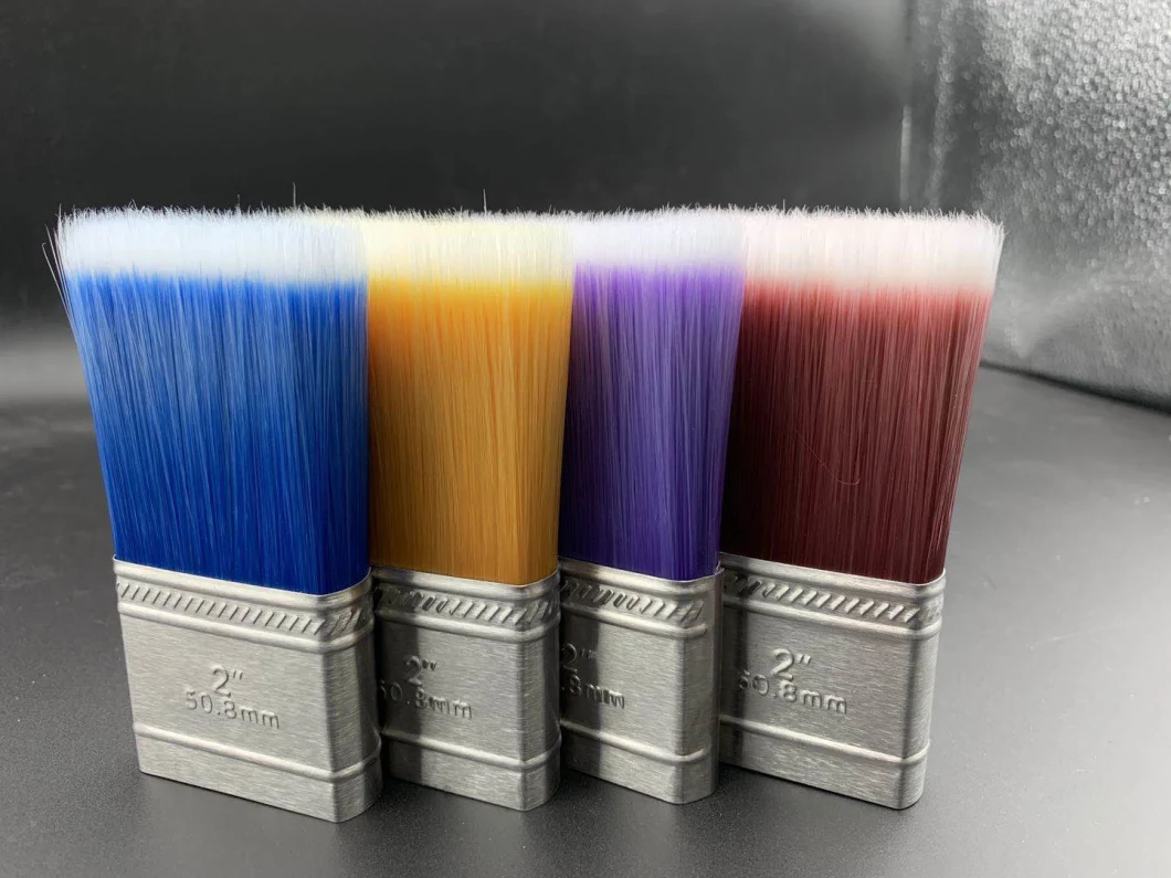 China Plastic Bristle Nylon Filament Physical Tapered Solid Synthetic Filament for Paint Brush