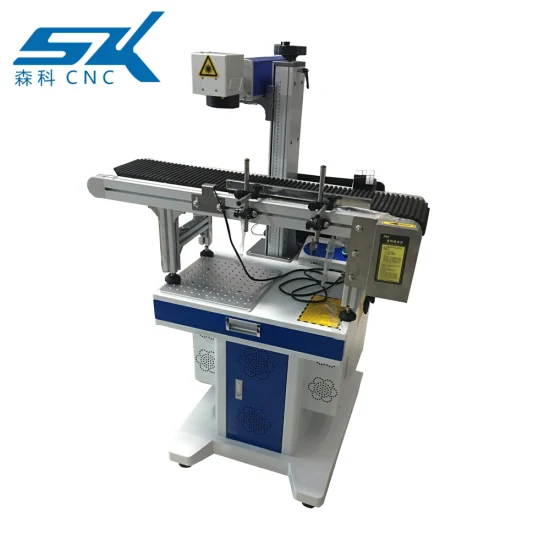 Manufacturer Supplier Pen Conveyor Belt Automatic Feeding Fiber Laser Marking Machine